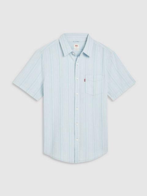Levi's SHORT SLEEVE SUNSET COTTON LINEN ONE POCKET SHIRT