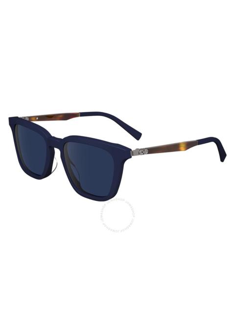 FERRAGAMO Ferragamo Blue Rectangular Men's Sunglasses SF1100S 414 52