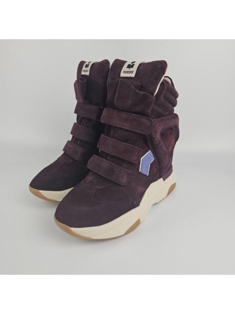 Isabel Marant ISABEL MARANT Balskee $770 Plum/Lavender Suede And Leather W