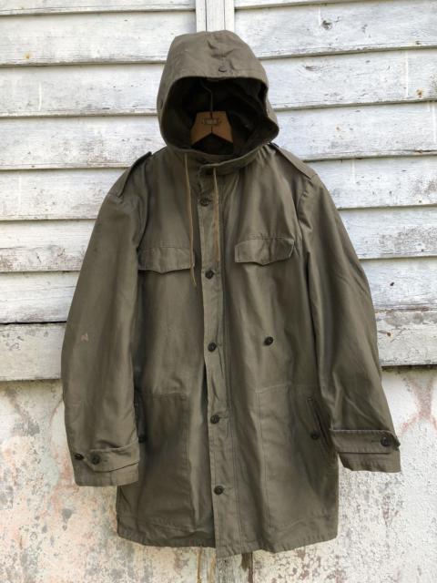 German - Vintage Schwarz Passau 1983 Hooded Coat Opti Zipper