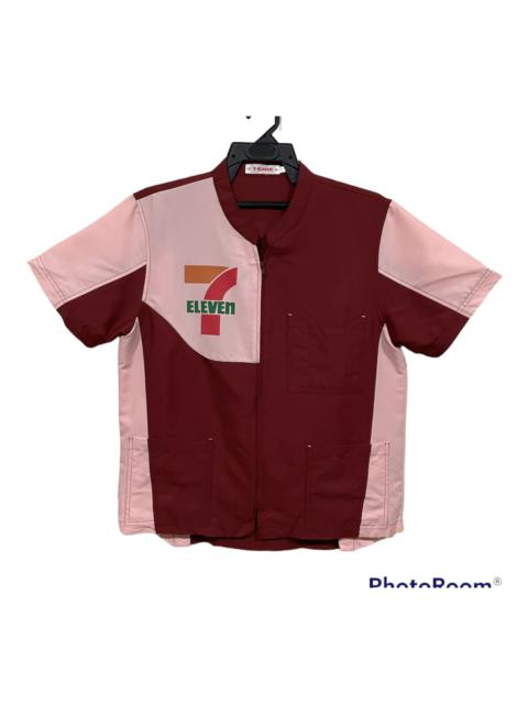 Other Designers Vintage - Vintage 90s Workers 7 Eleven Zipper Shirts Uniform