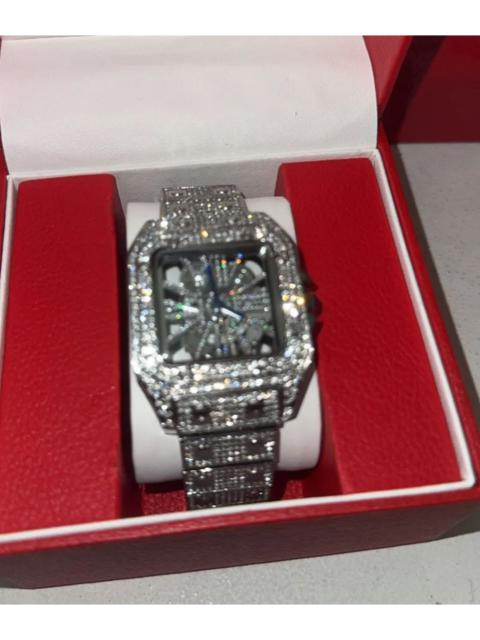 New Moissanite Iced Out Bust Down Watch 