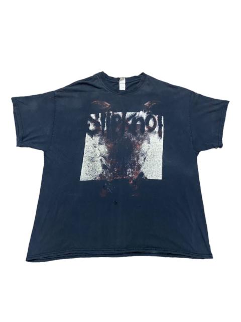 Other Designers 2010s Slipknot Devil Blur Logo Shirt Distressed