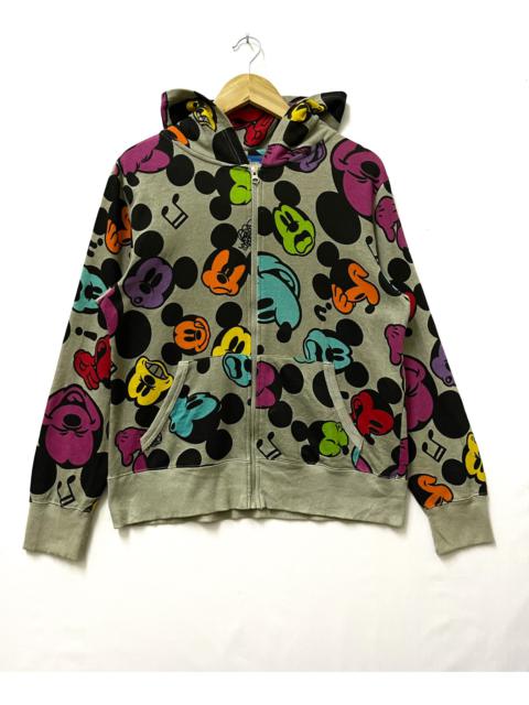 Other Designers Mickey Mouse - Disney Mickey Mouse Full Zipper Hoodie Fullprint