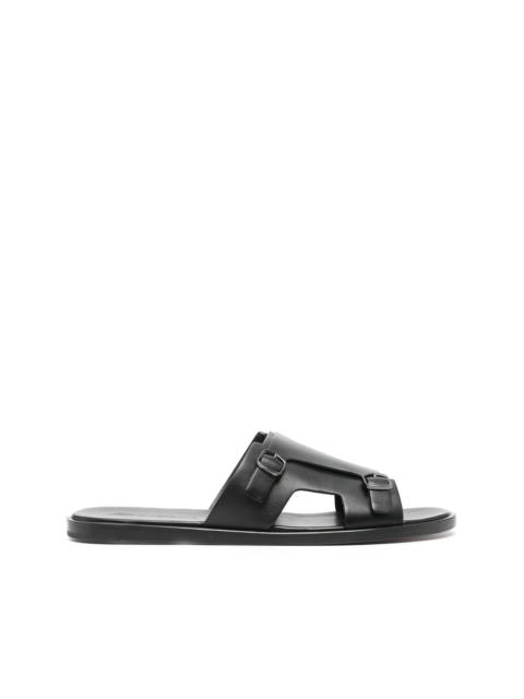 Santoni Santoni Black Sandals Men