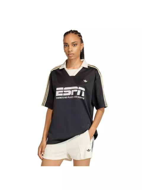 adidas Originals Women's Football Jersey Sponsor - Black