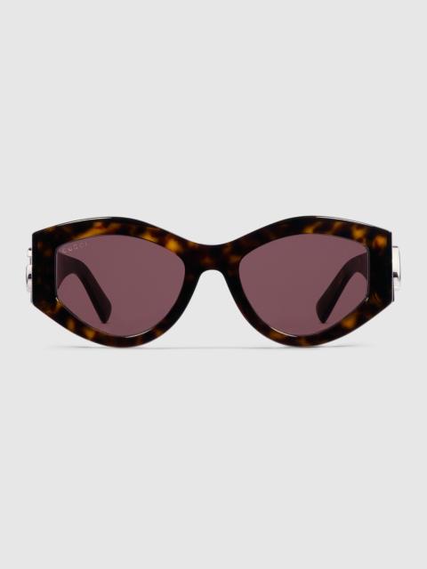 GUCCI Oval frame sunglasses