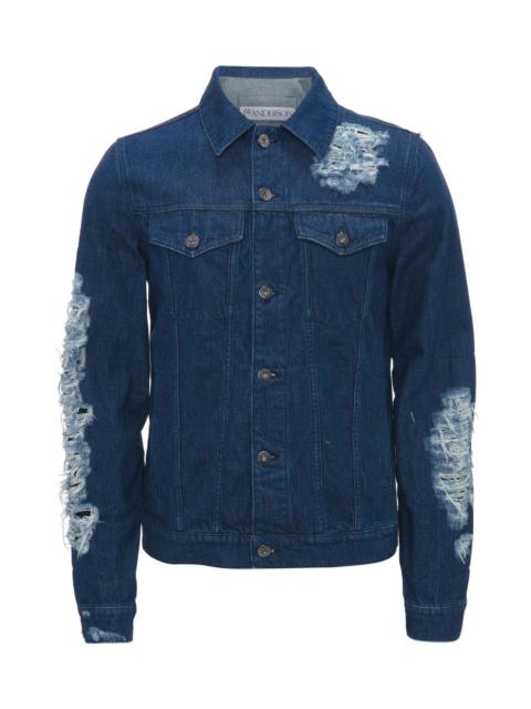 JW Anderson DISTRESSED -EFFECT DENIM JACKET