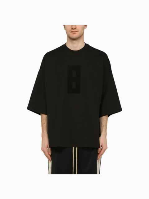 Fear Of God T Shirt With Black Milan 8 Embroidery