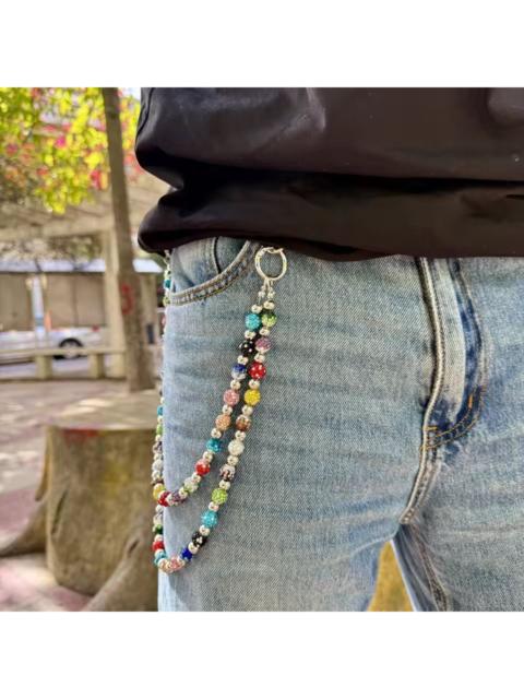 Other Designers Jewelry - DOUBLE Layer Colorful Lucky Beaded Wallet Chain, Pants Chain