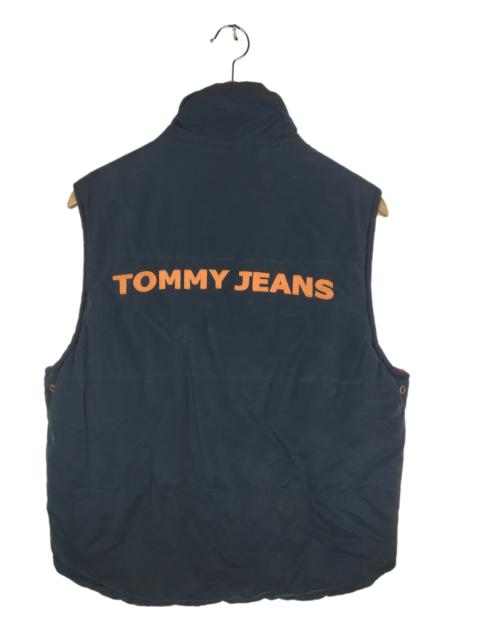 Other Designers Vintage - Vintage Puffer Hilfiger Denim Tommy Reversible Vest Jacket