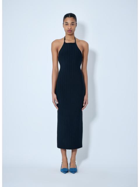 JACQUEMUS Jacquemus Women Halterneck Ribbed Knit Dress