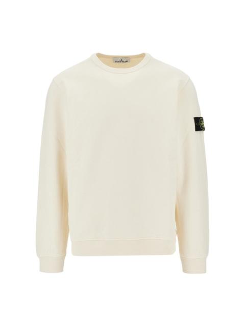 Stone Island Stone Island Crewneck Cotton Sweatshirt White Men