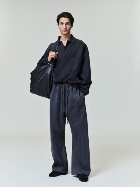 ESSENTIALS Embroidered Classic Polo Sweatshirt