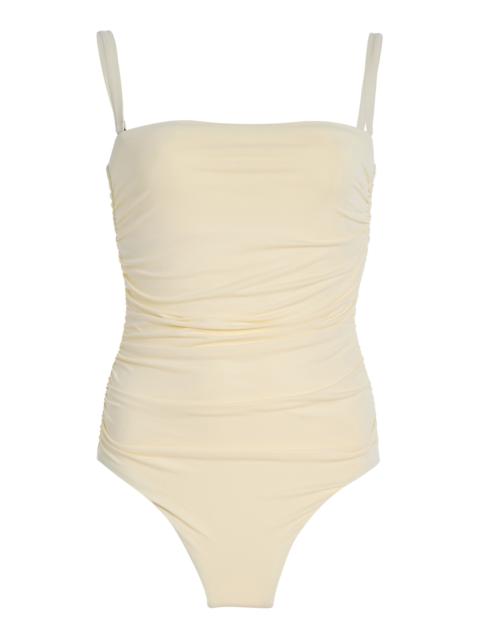 BONDI BORN Raya One-Piece Swimsuit ivory
