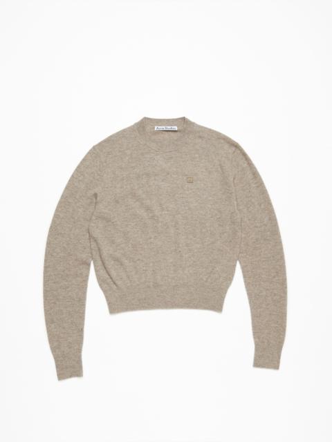 Acne Studios Crewneck jumper - Yak wool - Greige melange