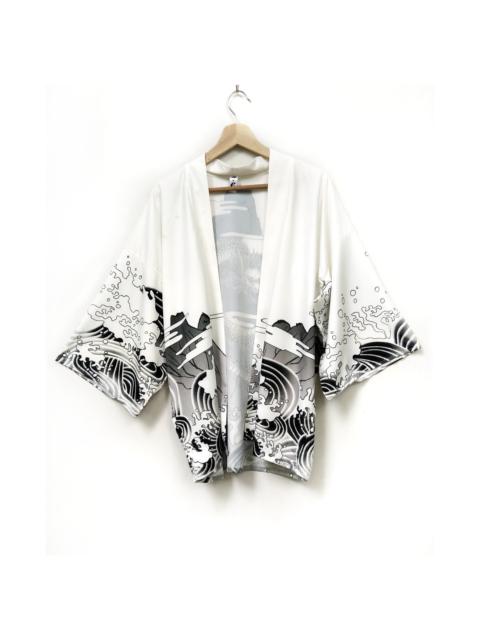 Other Designers Japanese Brand × Vintage - Stunning Silk Kimono Japanese Designer Brand Full Print