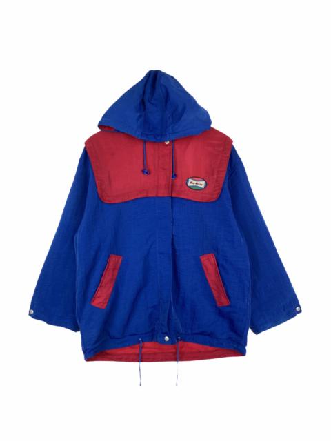 Other Designers Vintage - VINTAGE BAY BERRY SMALL LOGO ZIPPER HOODIE WINDBREAKER