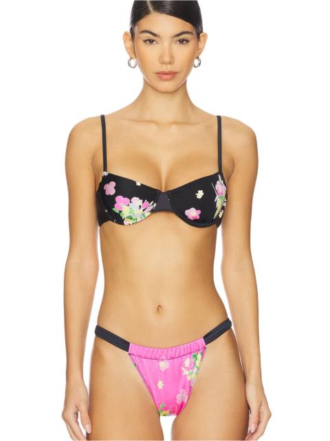 Frankies Bikinis Morning Satin Underwire Bikini Top