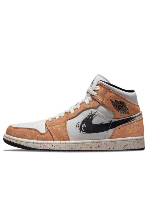 Jordan Air Jordan 1 Mid SE 'Brushstroke Paint Splatter' DA8005-100