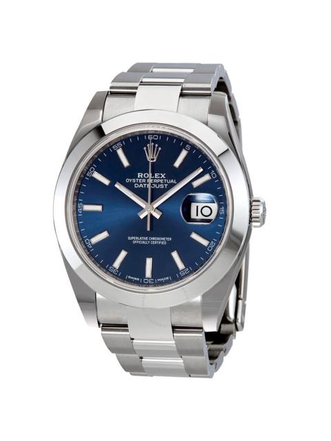 ROLEX Rolex Datejust 41 Blue Dial Stainless Steel Men's Watch 126300BLSO