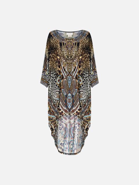 CAMILLA JERSEY SCOOP BACK HEM DRESS