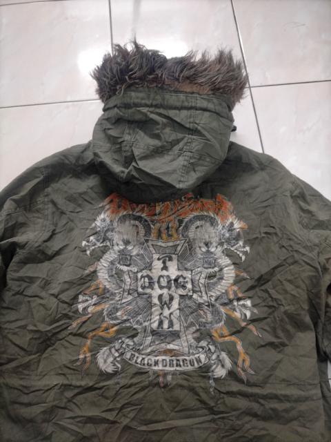 Other Designers Ecko Unltd. - Vintage Rare Dogtown Military Parka Fur Jacket