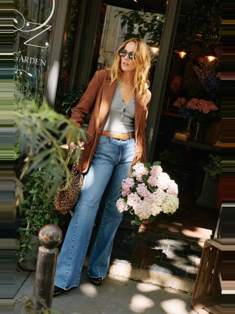 SPRWMN EDITH PATCH POCKET FLARE DENIM