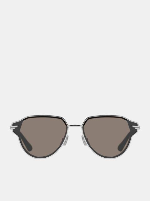 Bottega Veneta Glaze Aviator Sunglasses