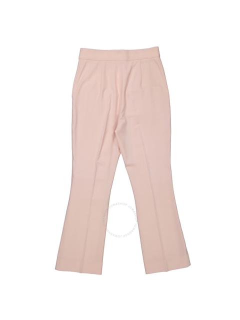 Max Mara Ladies Pink Circeo High-Rise Wool-Blend Pants