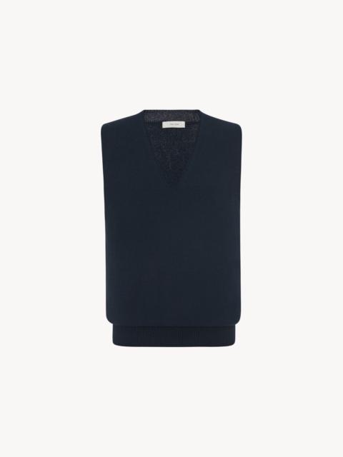 The Row Cowen Vest in Virgin Wool and Cotton