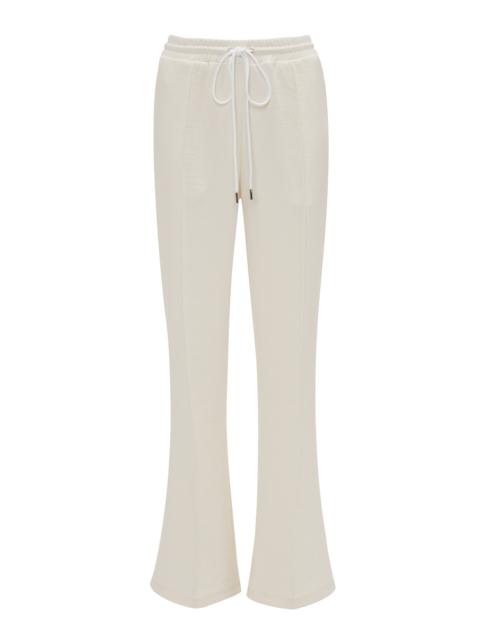 JW Anderson Flared Crepe Pants ivory