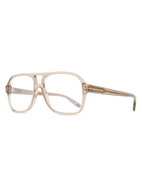 TOM FORD Tom Ford Blue Light Block Navigator Men's Eyeglasses FT6058-B 051 58