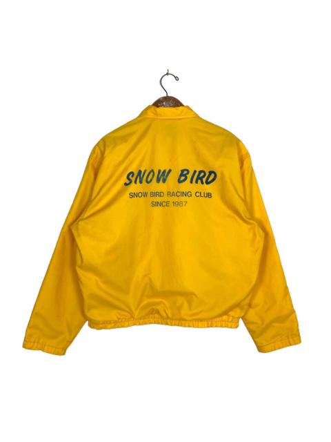 Other Designers Rare‼️ Vintage Snow Bird Racing Club Coach Jacket Made Japan