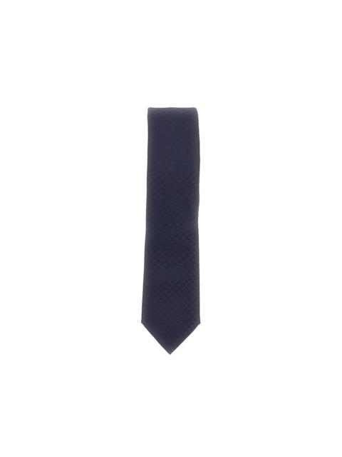 EMPORIO ARMANI SILK NECKTIE WITH LOGO MOTIF