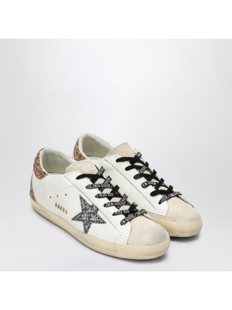 Golden Goose White/silver/gold Super-Star sneaker