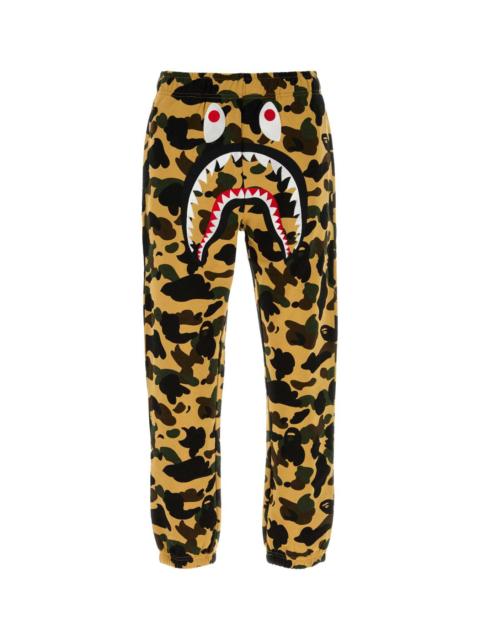 A BATHING APE® Bape Men Printed Cotton Joggers