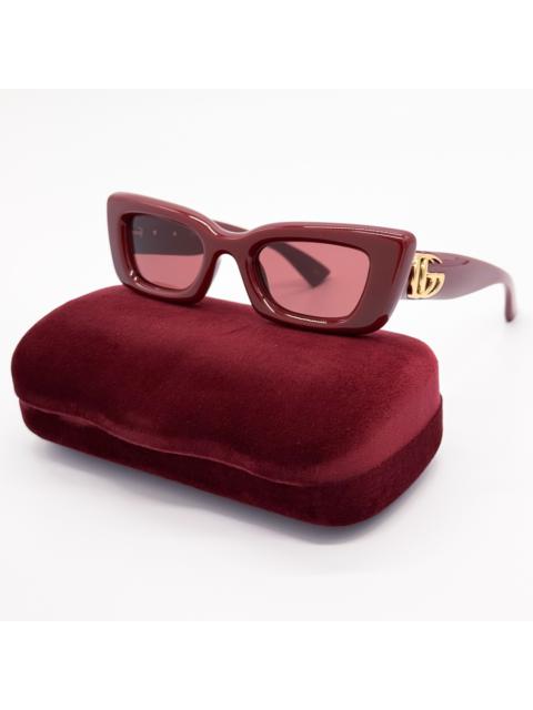 GUCCI NEW GUCCI GG1827S 003 WOMEN BURGUNDY SUNGLASSES GUCCI