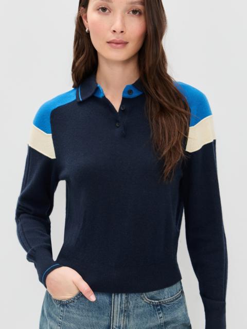 GUEST IN RESIDENCE Cashmere Alpine Collegiate Polo