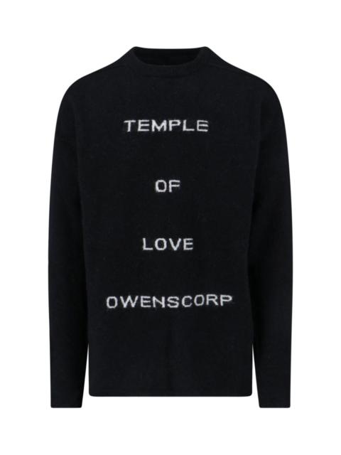 Rick Owens 'TEMPLE OF LOVE' SWEATER