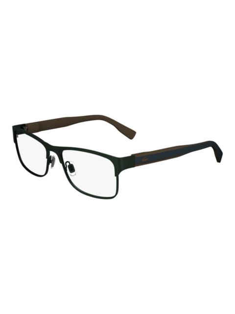 LACOSTE Lacoste Men's Black Rectangular Eyeglass Frames L2294 301