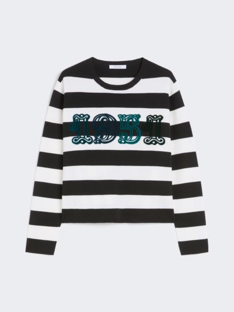 Max Mara VITERBO Embroidered wool sweater