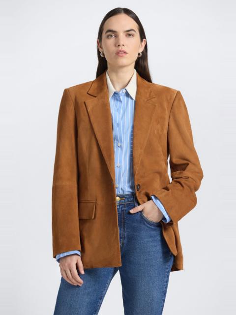 DEREK LAM 10 CROSBY EURELLE SUEDE BLAZER