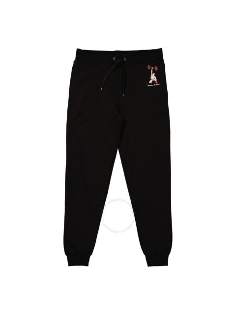 Moschino Moschino Men's Black Moschino Underwear Logo Track Pants