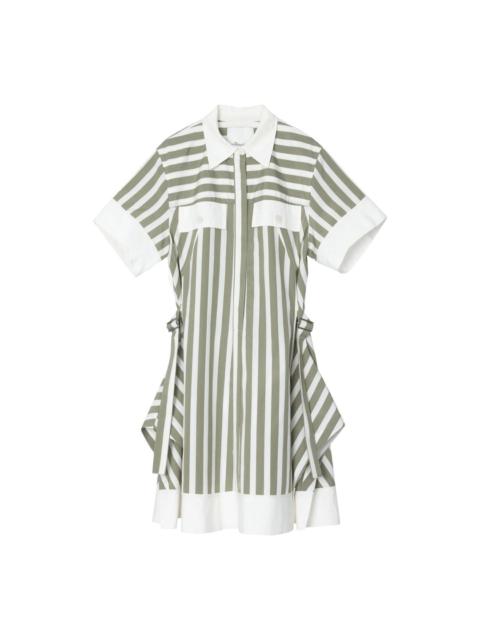 3.1 Phillip Lim Striped Short Sleeve Shirt Dress