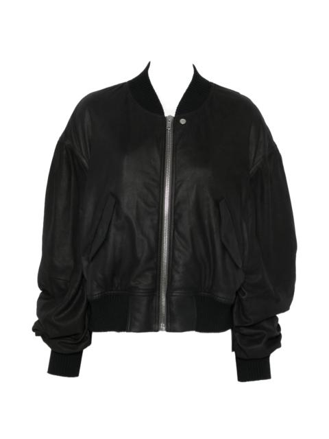 Rick Owens Rick Owens Zip-up Leather Bomber Jacket