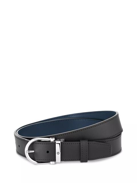Montblanc Horseshoe Stainless Steel Pin Buckle Belt