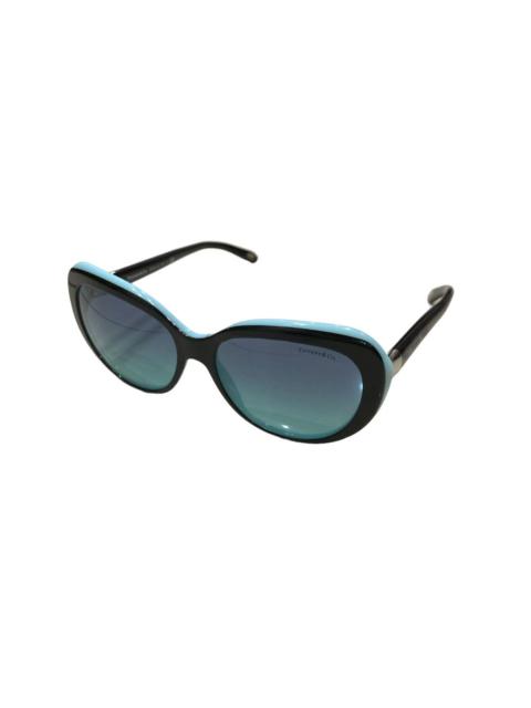 Other Designers Vintage - TIFFANY & CO WOMENS SUNGLASSES BLACK BLUE CAT EYE SHAPE