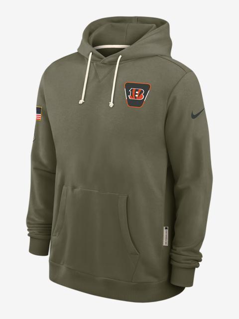 Nike Cincinnati Bengals Salute to Service Sideline Dominant Force Men's Nike Dri-FIT NFL Pullover Hoodie