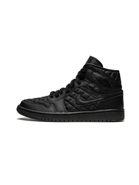 Jordan Wmns Air Jordan 1 Mid Quilted "Black"